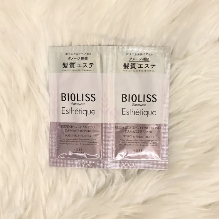ボタニカル エステティーク リファイニング シャンプー／グロスコーティング コンディショナー(ダメージリペア)/SSビオリス/市販シャンプーを使ったクチコミ（1枚目）