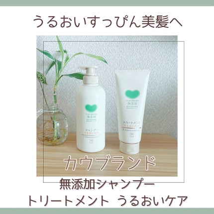 シャンプー/トリートメント <うるおいケア>/カウブランド無添加/市販シャンプーを使ったクチコミ(1枚目)