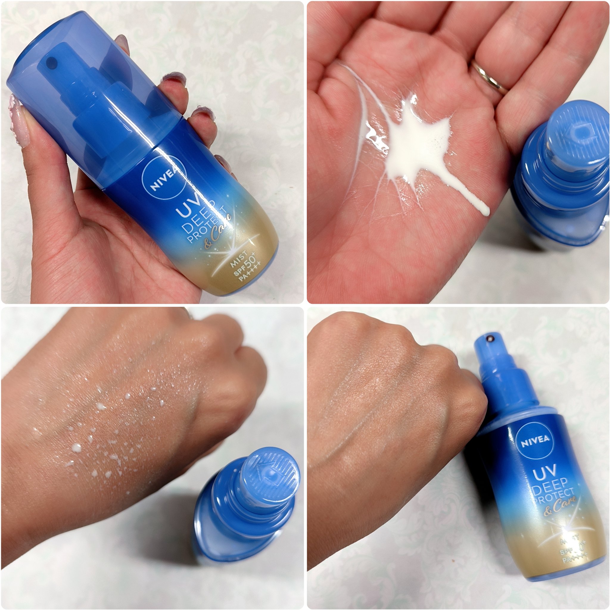 ニベアUV ディーププロテクト＆ケア ミルクミスト/ニベア/日焼け止めミスト・スプレーを使ったクチコミ（2枚目）