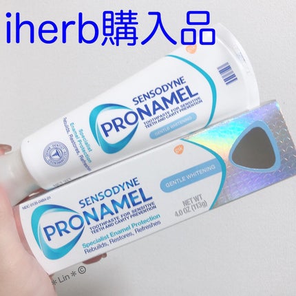 pronamelt oothpaste /SENSODYNE PRONAMEL/歯磨き粉を使ったクチコミ(1枚目)