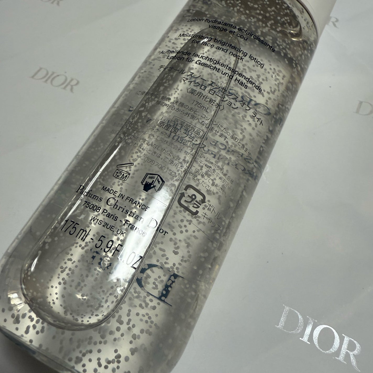ディオール スノー エッセンス オブ ライト マイクロ ローション/Dior/化粧水を使ったクチコミ(2枚目)