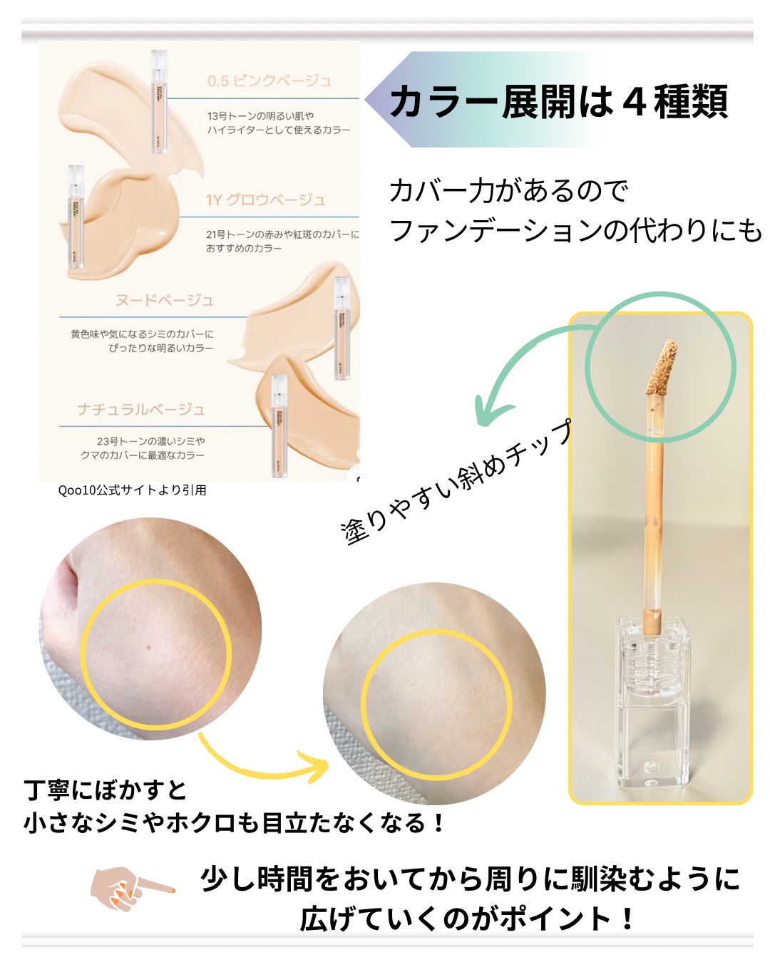 ダーマシンコンシーラー/23years old/リキッドコンシーラーを使ったクチコミ（3枚目）