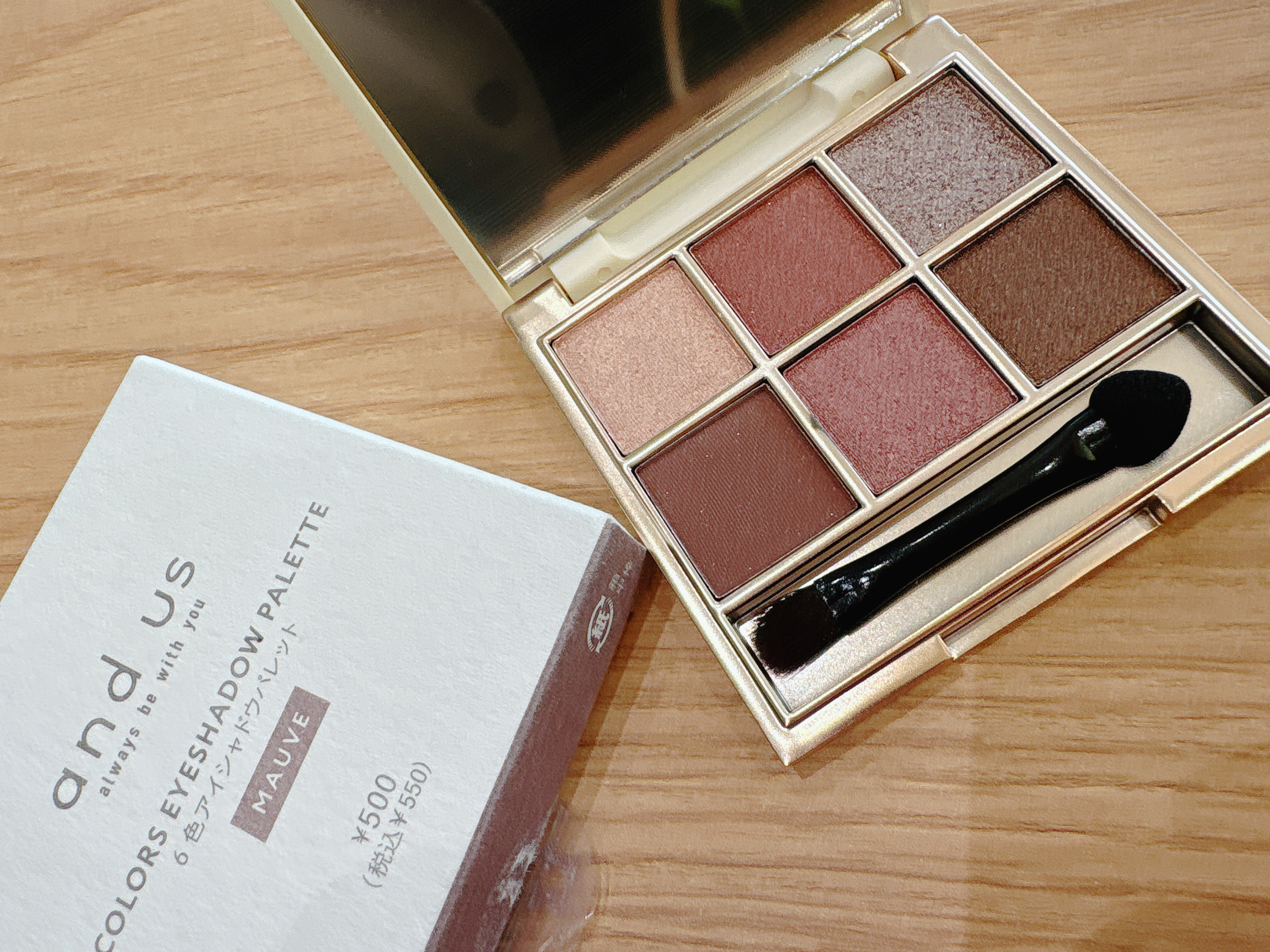 6色アイシャドウパレット/and us/アイシャドウパレットを使ったクチコミ（3枚目）