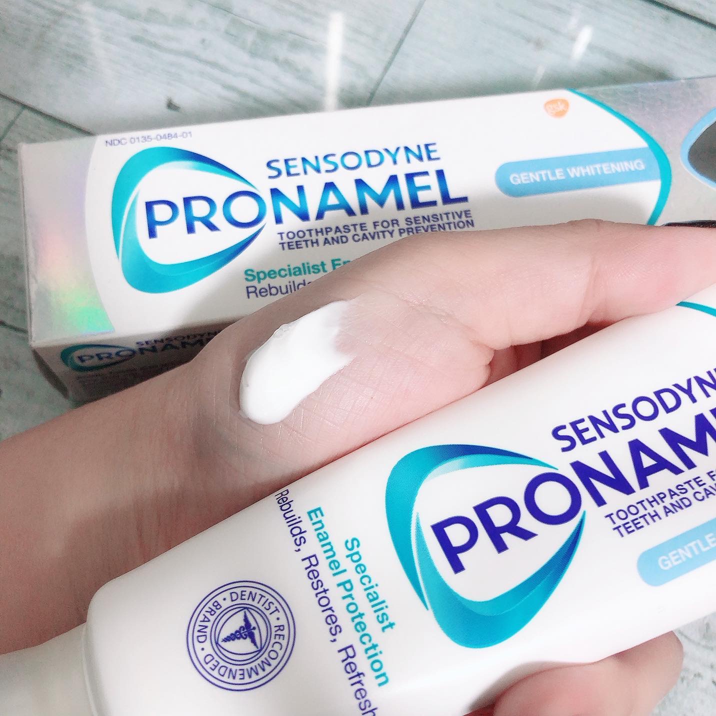 pronamelt oothpaste /SENSODYNE PRONAMEL/歯磨き粉を使ったクチコミ（2枚目）