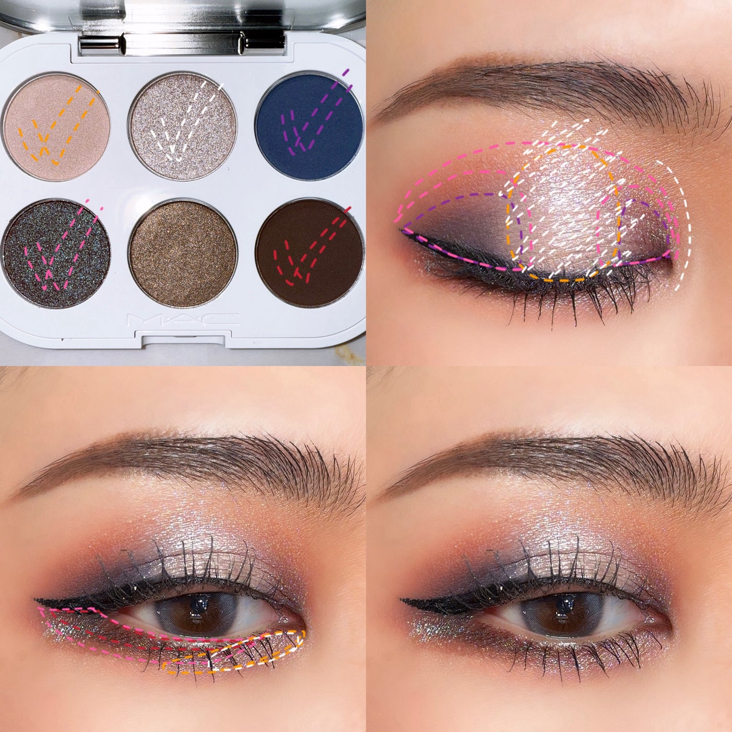 コネクト イン カラー アイシャドウ パレット × 6/M・A・C/アイシャドウパレットを使ったクチコミ(5枚目)