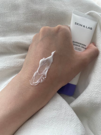 バリアダームモイストクリーム/SKIN&LAB/フェイスクリームを使ったクチコミ(2枚目)