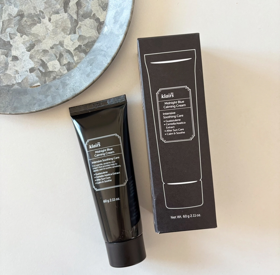 ミッドナイトブルーカーミングクリーム/Klairs/フェイスクリームを使ったクチコミ（3枚目）
