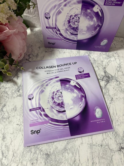コラーゲンバウンスアップハイパーアクティブゲルマスク/SNP/シートマスク・パックを使ったクチコミ(1枚目)