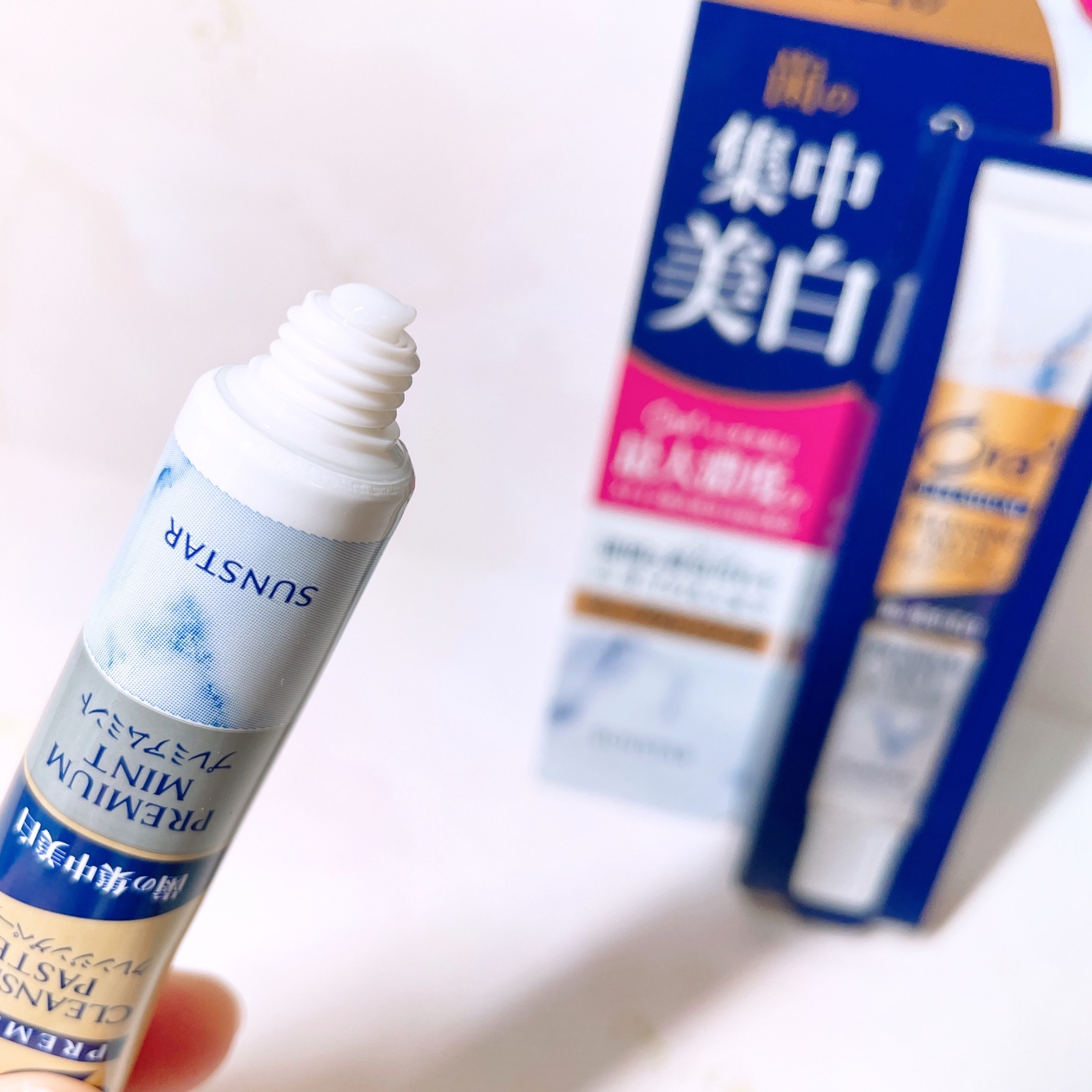 オーラツー プレミアム クレンジングペースト  プレミアムミント/オーラツー/歯磨き粉を使ったクチコミ（3枚目）