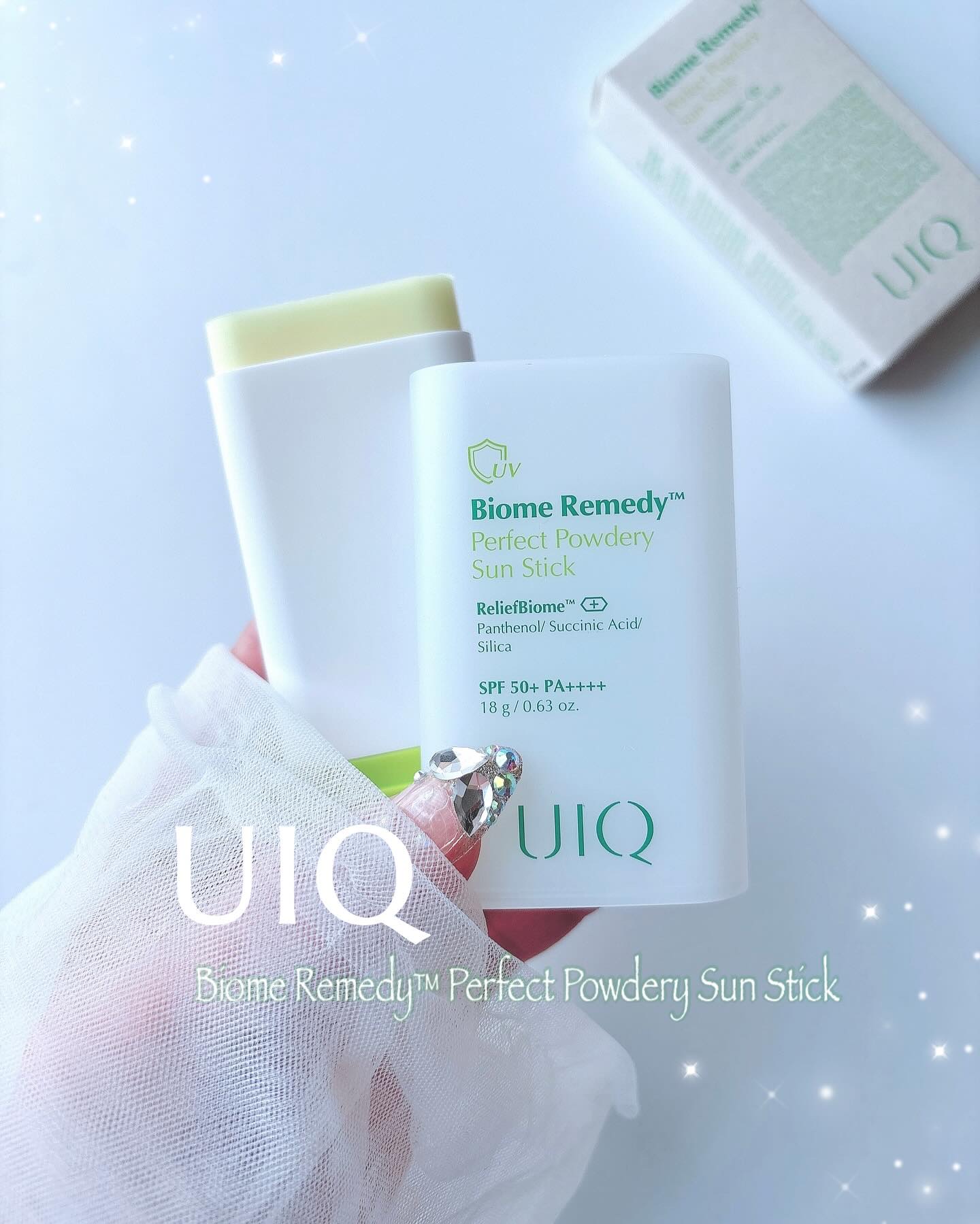 バイオームパーフェクトさらさらUVスティック/UIQ/日焼け止めスティックを使ったクチコミ（1枚目）