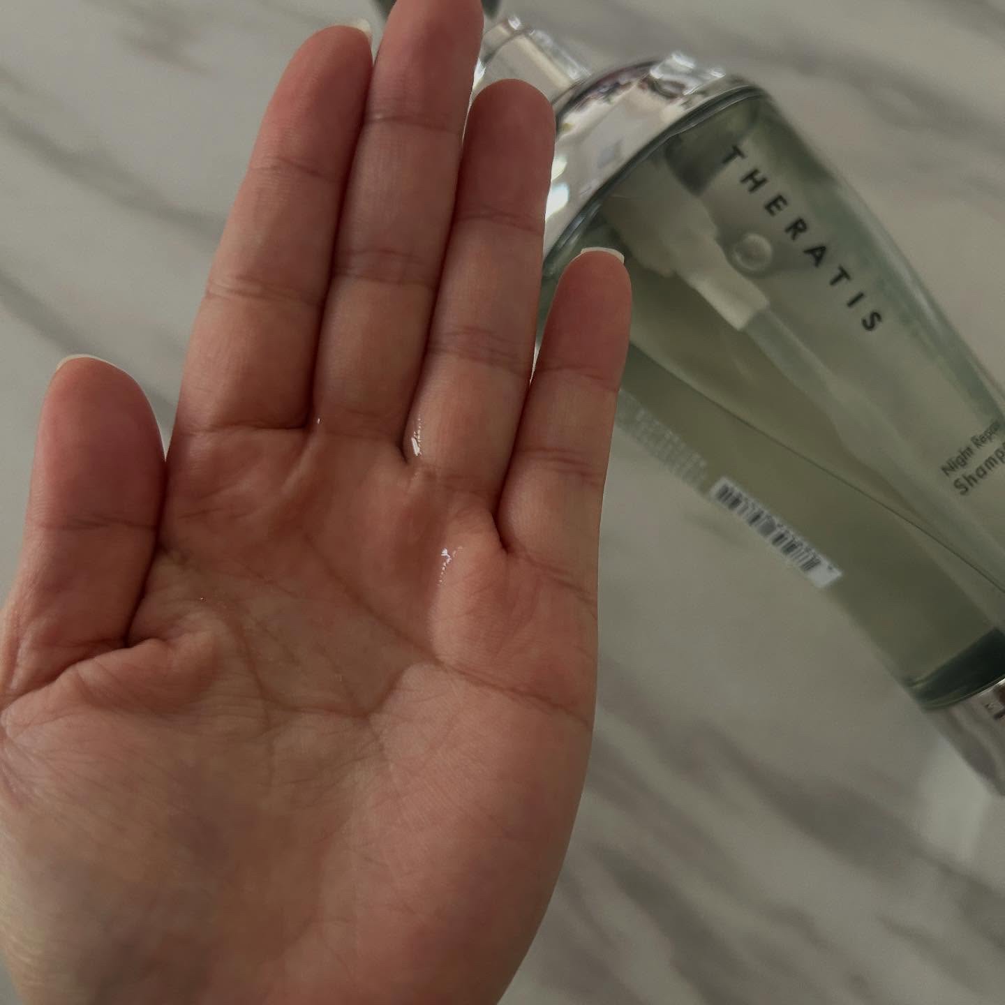 ナイトリペア シャンプー/ヘアトリートメント/THERATIS/シャンプー・コンディショナーを使ったクチコミ（2枚目）