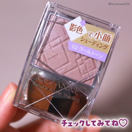 ナチュラルマットシェーディング/CEZANNE/シェーディングを使ったクチコミ(6枚目)