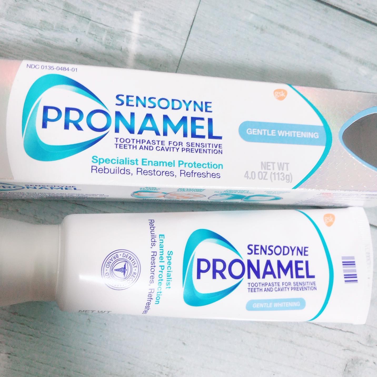 pronamelt oothpaste /SENSODYNE PRONAMEL/歯磨き粉を使ったクチコミ（3枚目）