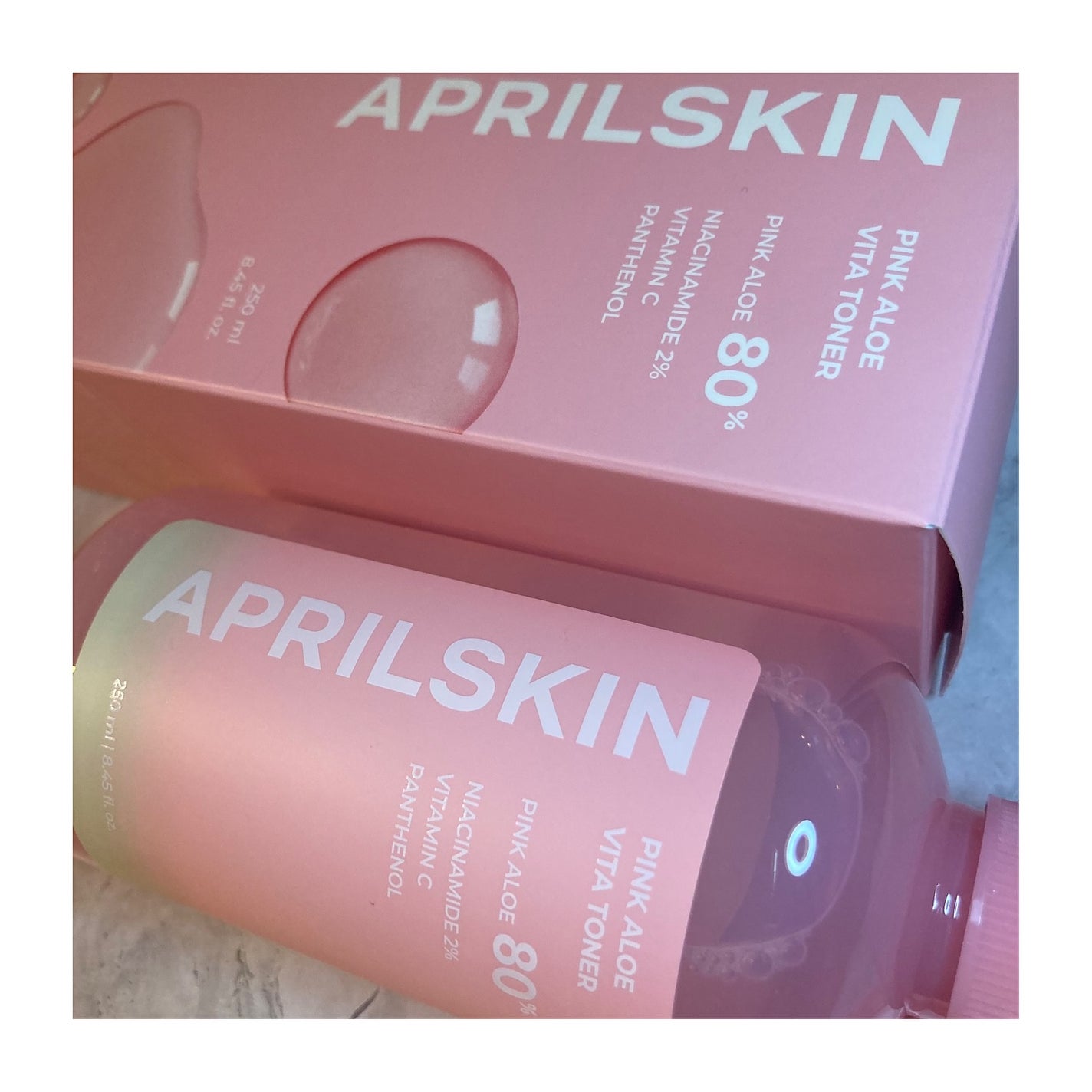 ピンクアロエビタトナー/APRILSKIN/化粧水を使ったクチコミ(1枚目)