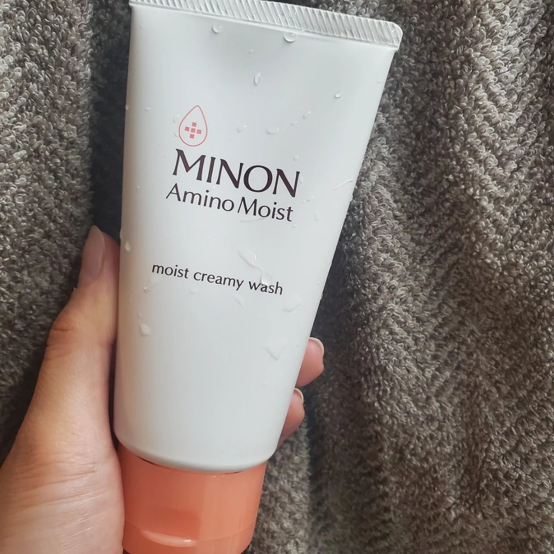 アミノモイスト モイストクリーミィ ウォッシュ/ミノン/洗顔フォームを使ったクチコミ（1枚目）