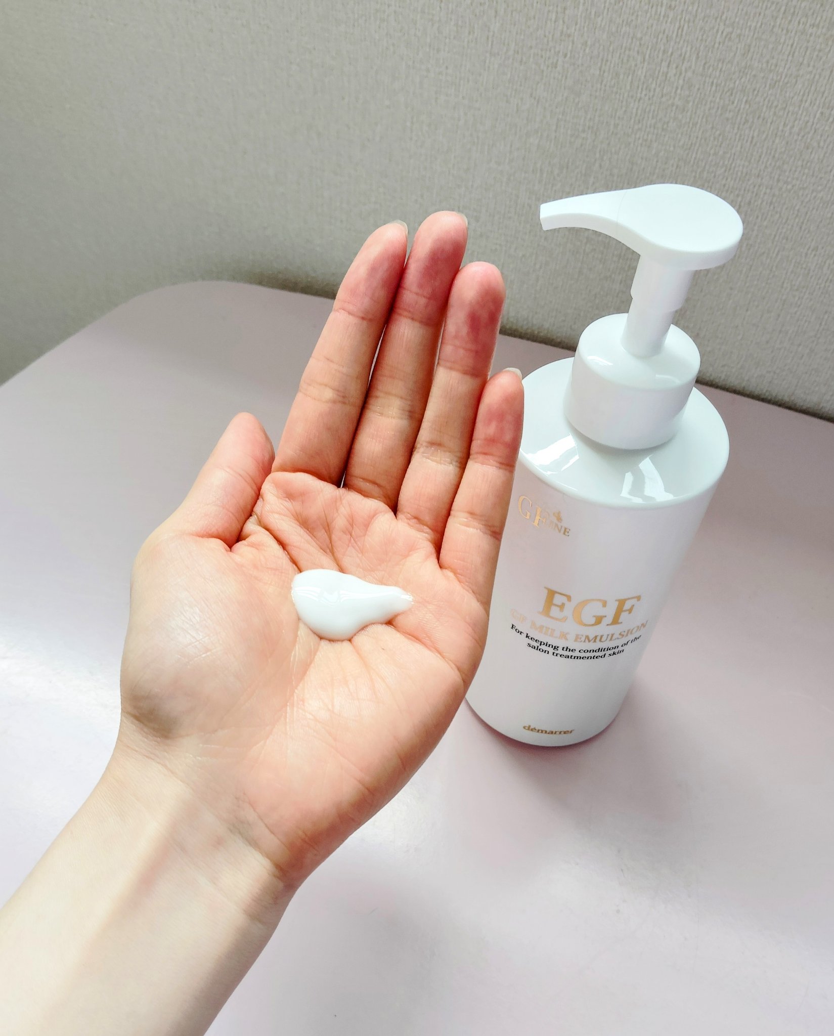 GFミルクエマルジョン/demarrer/乳液を使ったクチコミ（3枚目）