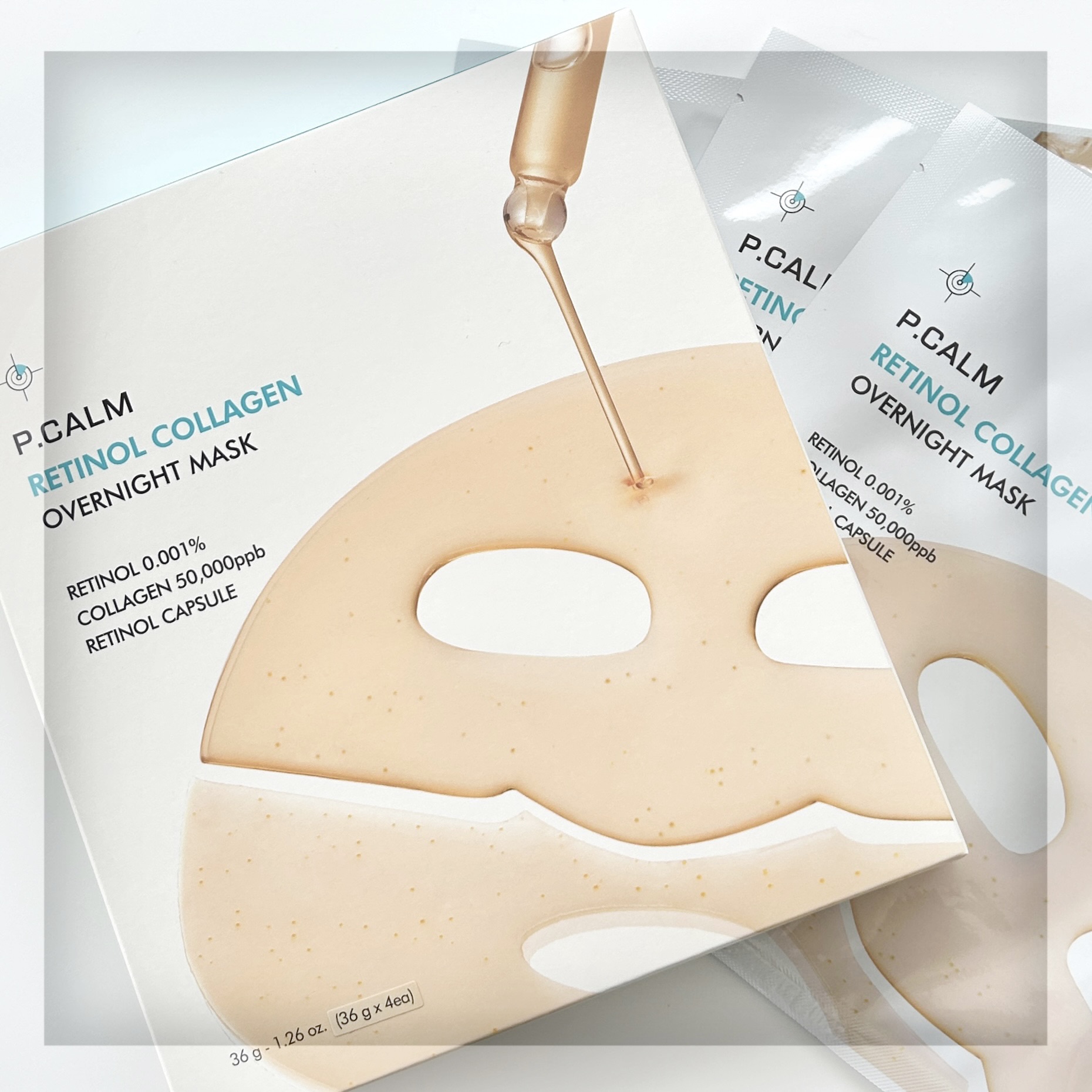 レチノール コラーゲン オーバーナイト マスク/P.CALM/シートマスク・パックを使ったクチコミ（1枚目）