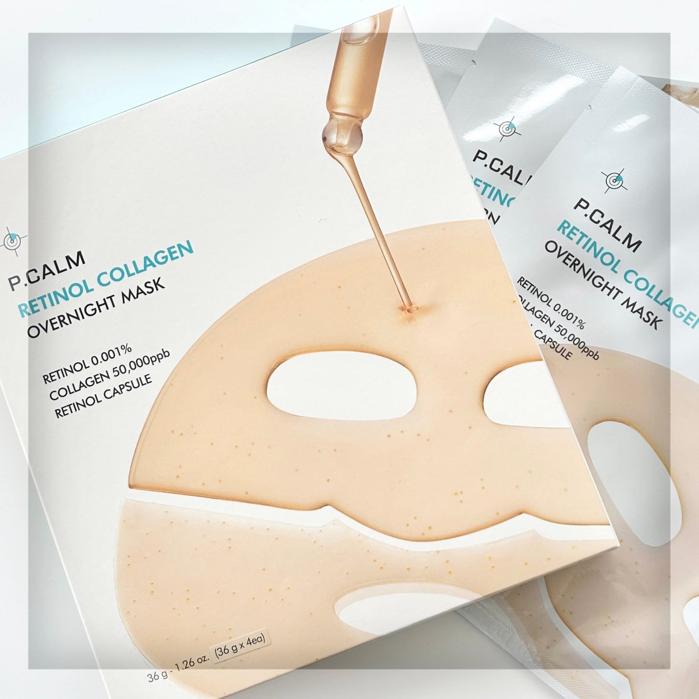 レチノール コラーゲン オーバーナイト マスク/P.CALM/シートマスク・パックを使ったクチコミ(1枚目)