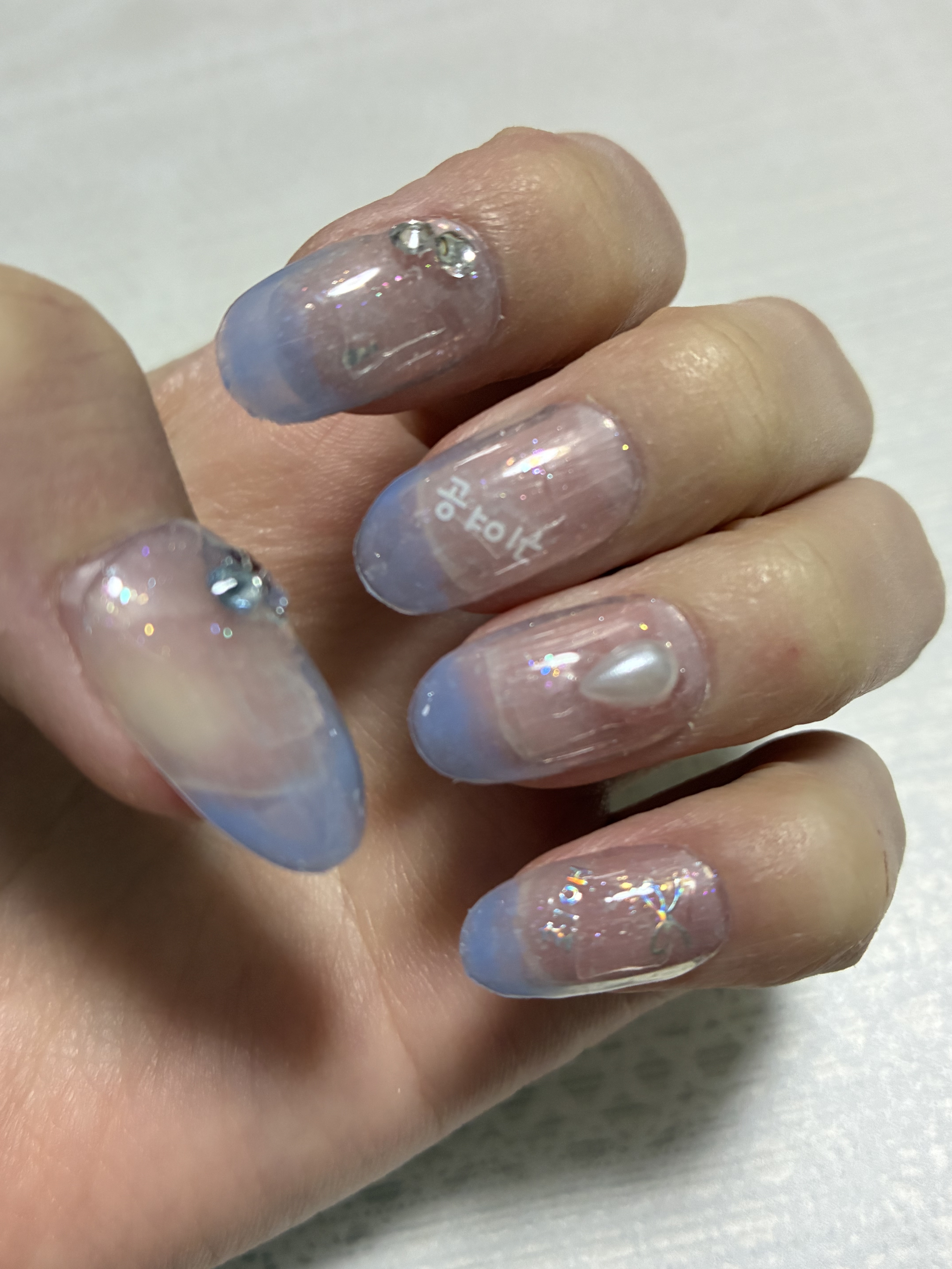 ジェルネイル（ライト対応）/セリア/ジェルネイルを使ったクチコミ（2枚目）