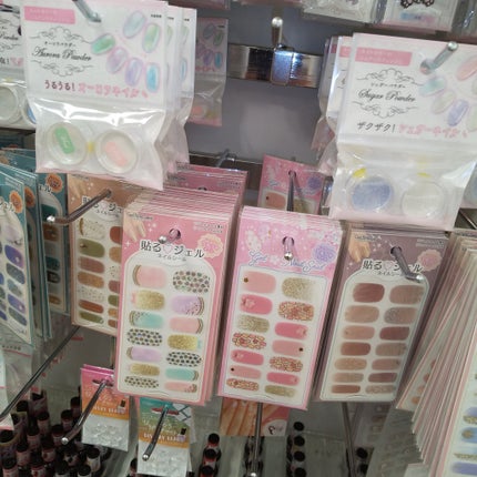 貼るジェルネイル/セリア/ネイルシールを使ったクチコミ(6枚目)