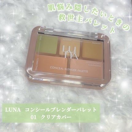 コンシールブレンダーパレット/LUNA/パレットコンシーラーを使ったクチコミ(1枚目)