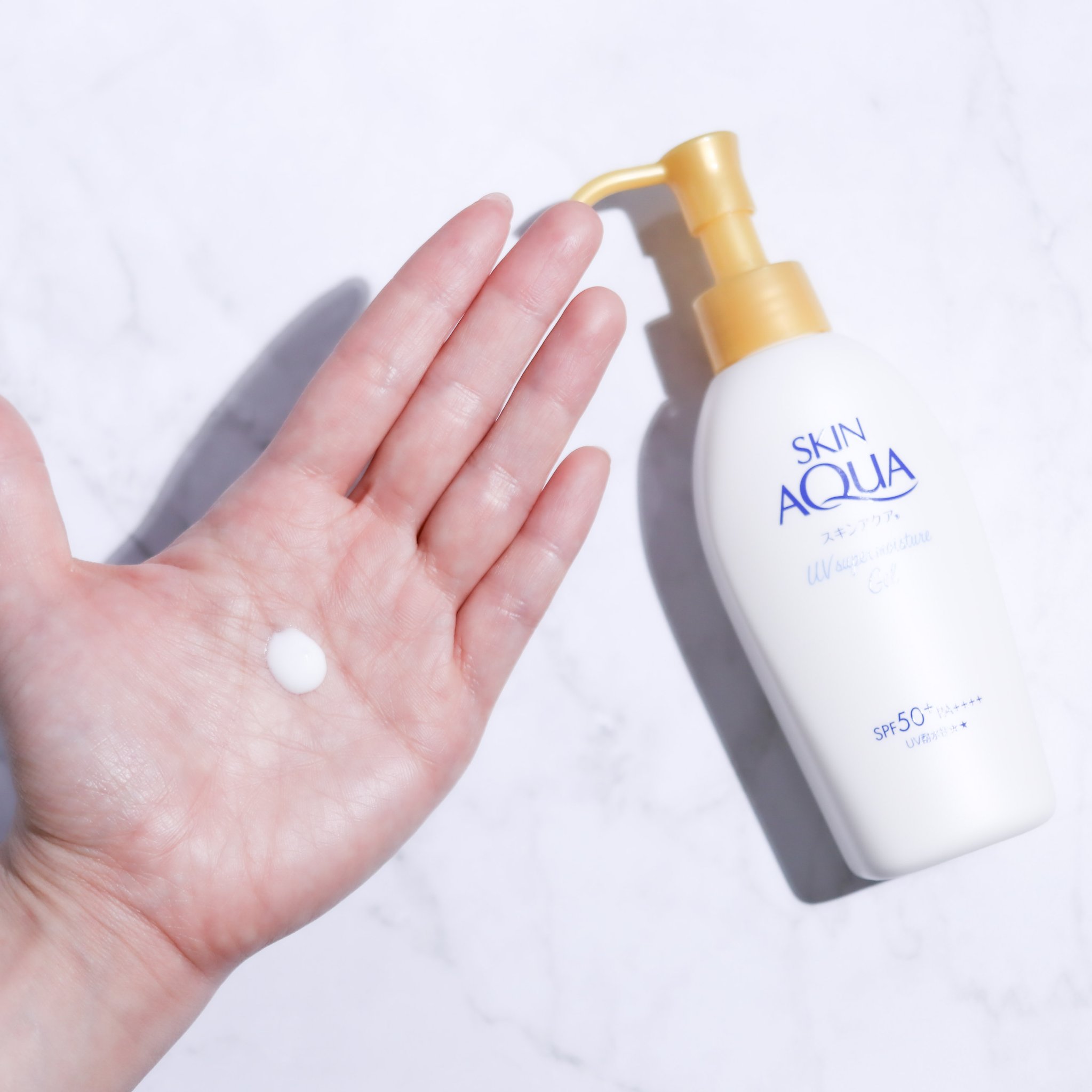 スキンアクア スーパーモイスチャージェル/スキンアクア/日焼け止めジェルを使ったクチコミ（3枚目）