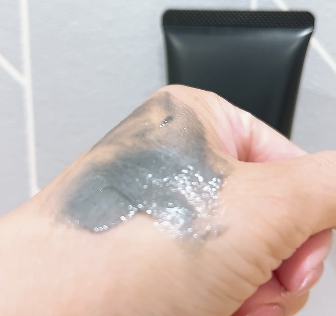 ポアクリア スクラブ ウォッシュ/ONE BY KOSE/洗顔フォームを使ったクチコミ（2枚目）