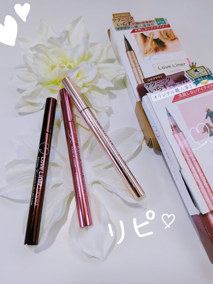 リキッドアイライナーR4/ラブ・ライナー/リキッドアイライナーを使ったクチコミ(1枚目)