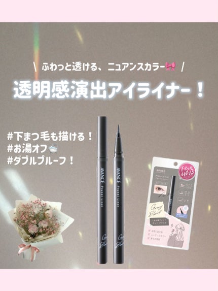 アヴァンセ プリュネルライナー/アヴァンセ/リキッドアイライナーを使ったクチコミ(1枚目)