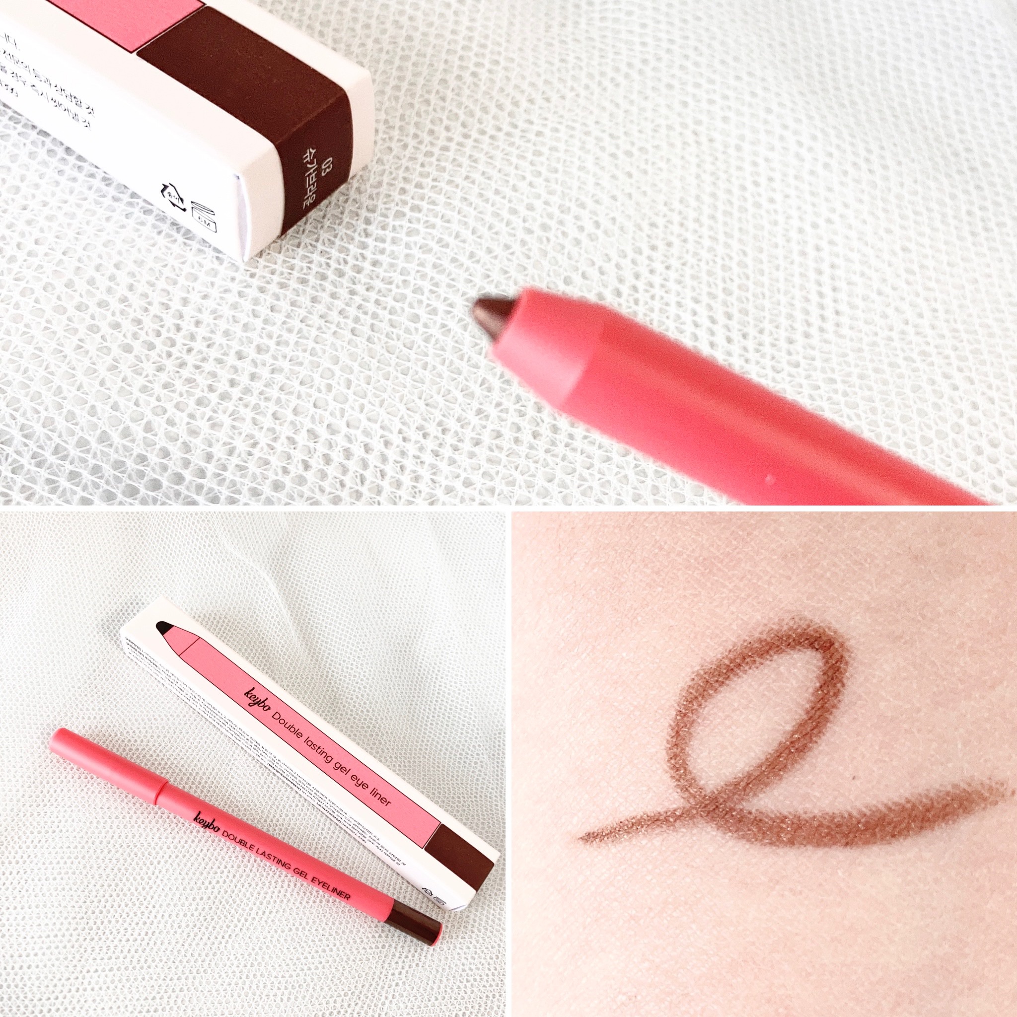 ダブルラスティングジェルライナー/keybo/ジェルアイライナーを使ったクチコミ（2枚目）
