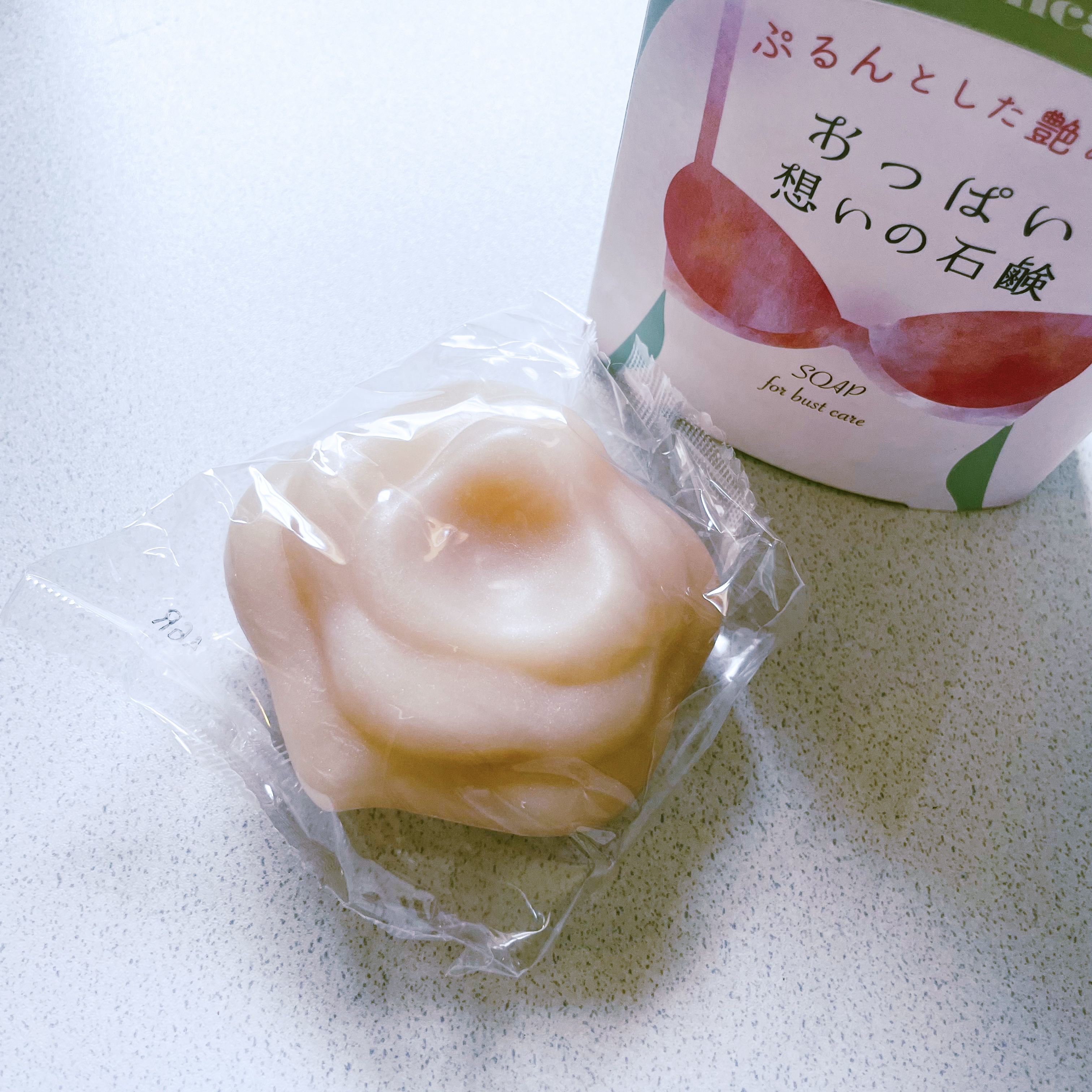 愛されおっぱい/ペリカン石鹸/ボディ石鹸を使ったクチコミ（1枚目）