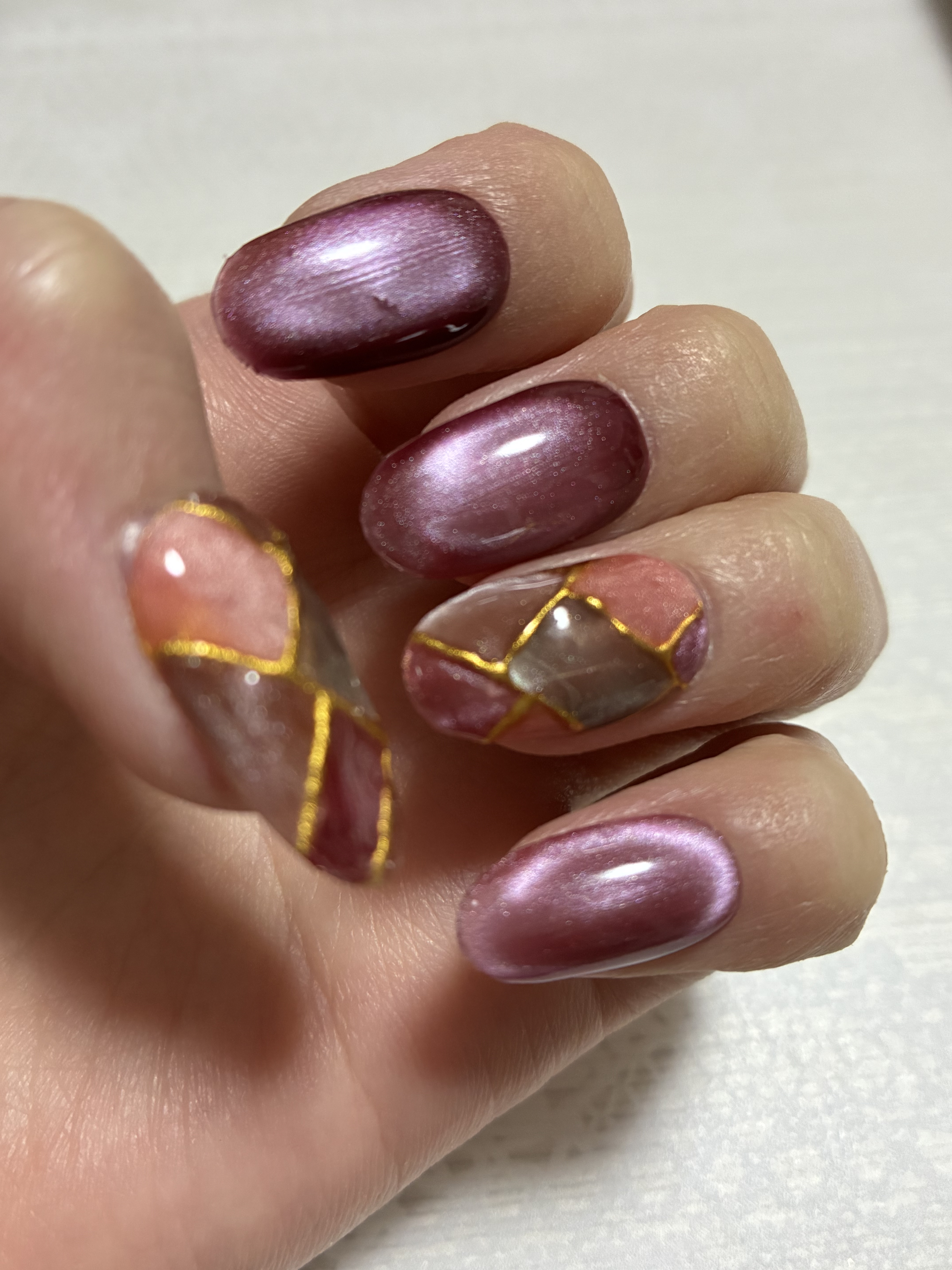 ジェルネイル（ライト対応）/セリア/ジェルネイルを使ったクチコミ（2枚目）