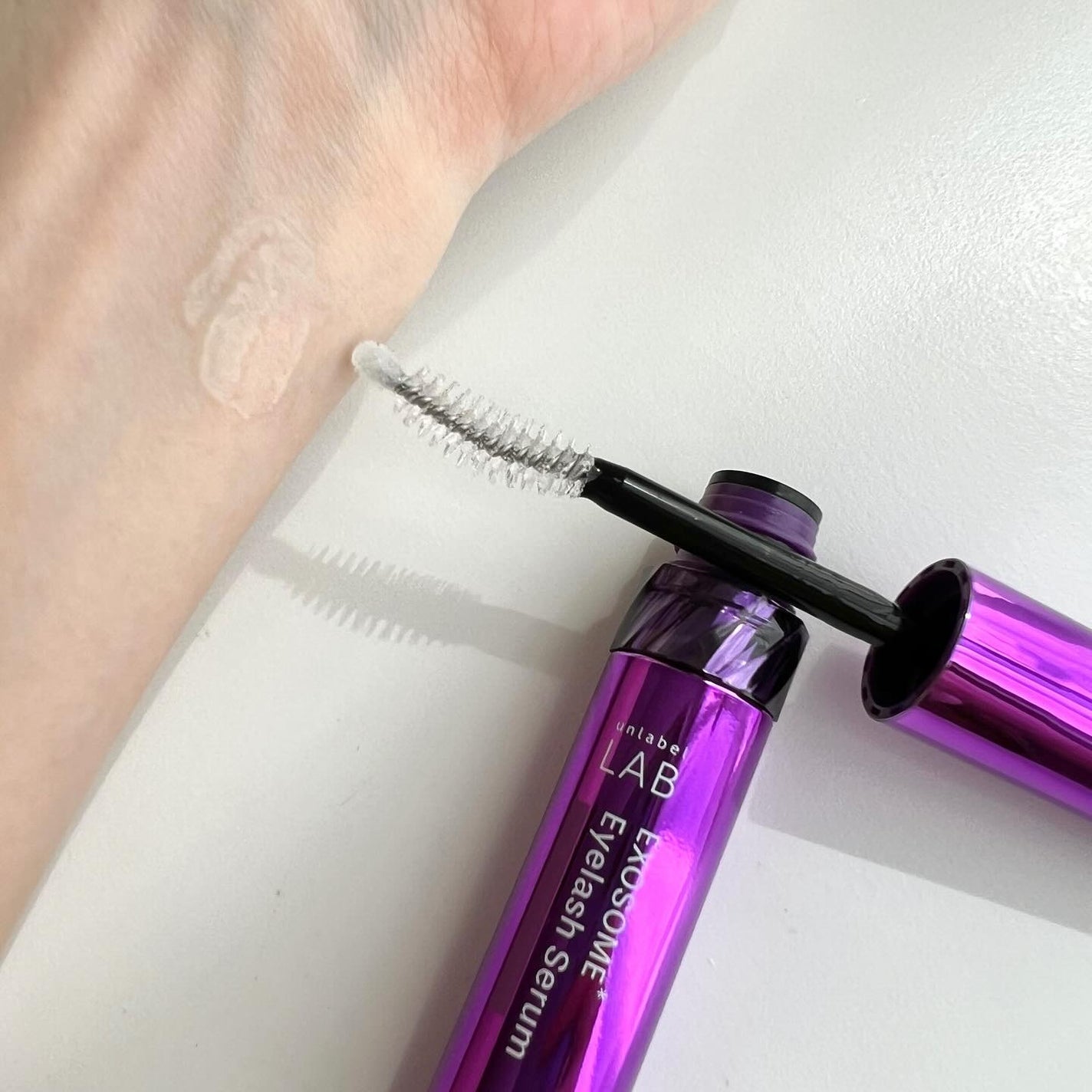 EXアイラッシュセラム/unlabel/まつげ美容液を使ったクチコミ(2枚目)