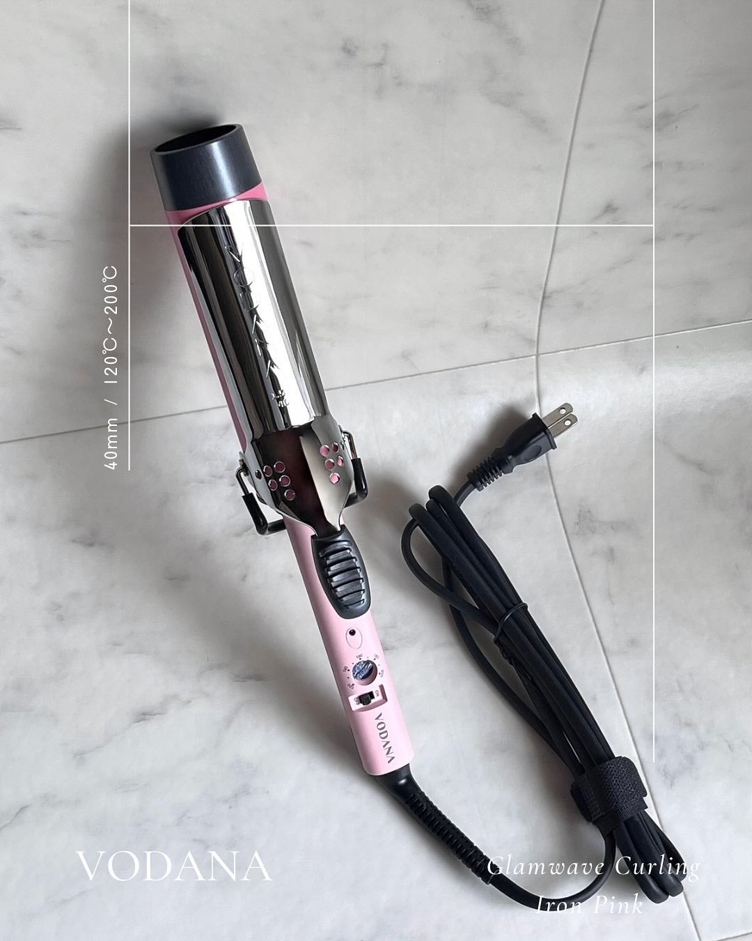 グラムウェーブ カーリングアイロン 36mm/40mm/VODANA (ボダナ)/カールアイロンを使ったクチコミ(1枚目)