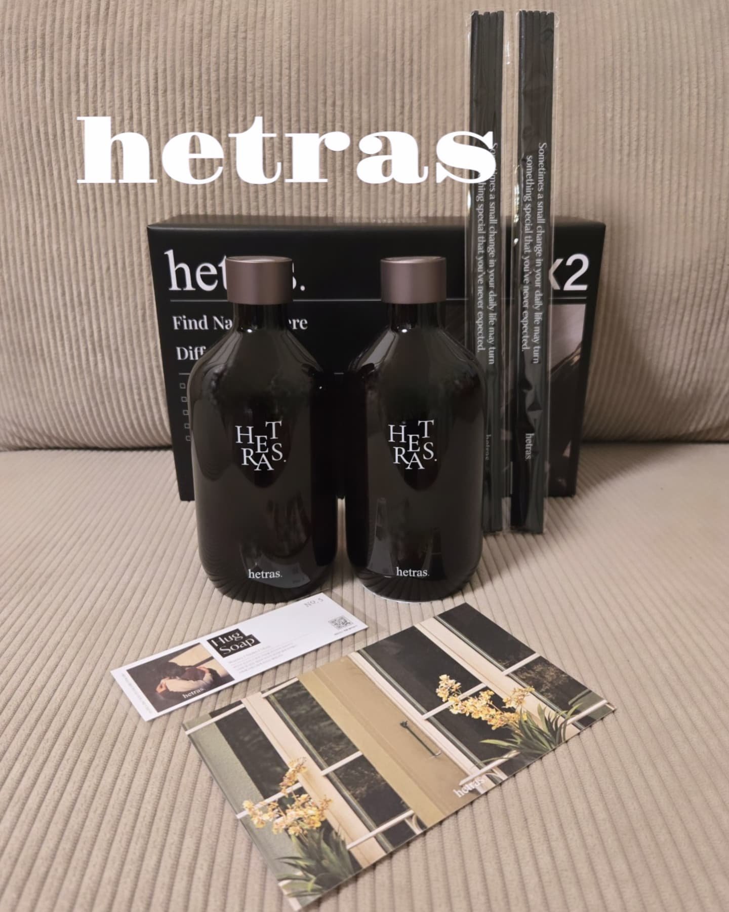 プレミアムディフューザー/hetras/ルームフレグランスを使ったクチコミ（1枚目）