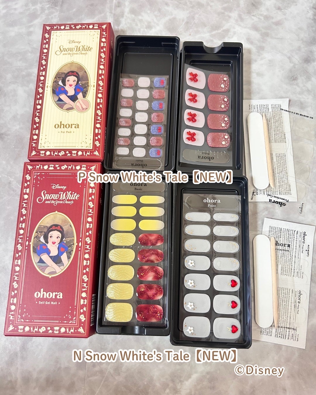 ハンド&ペディキュアセット Disney collection/ohora/ネイルシールを使ったクチコミ(3枚目)