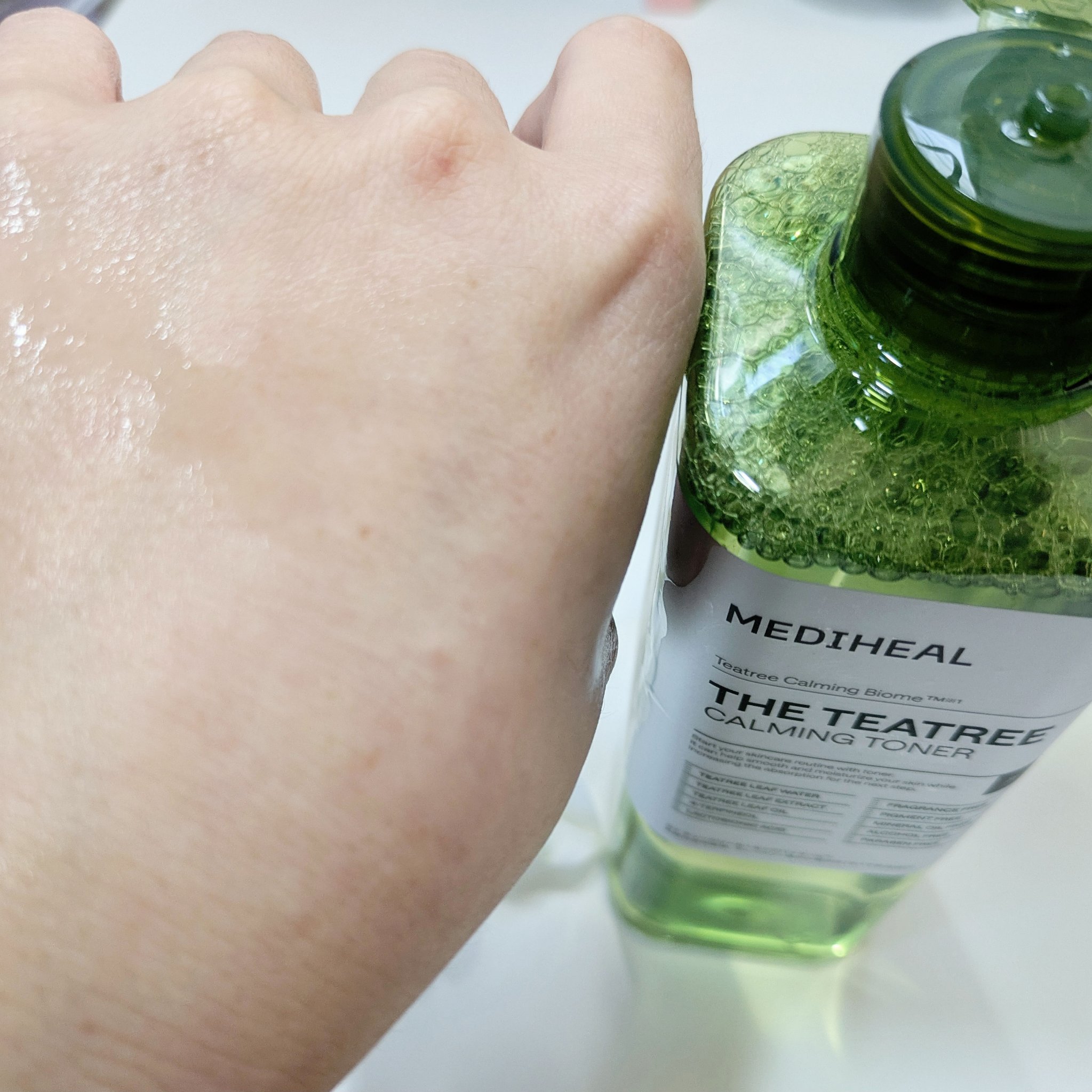 THE ティーツリー カーミング トナー/MEDIHEAL/化粧水を使ったクチコミ（2枚目）