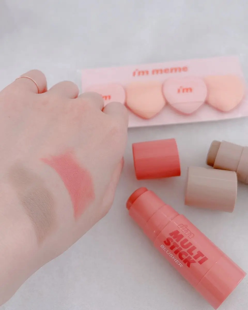 アイムマルチスティックブラッシャー/i’m meme/ジェル・クリームチークを使ったクチコミ（1枚目）