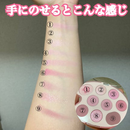 シャドウパレット/dasique/アイシャドウパレットを使ったクチコミ(3枚目)
