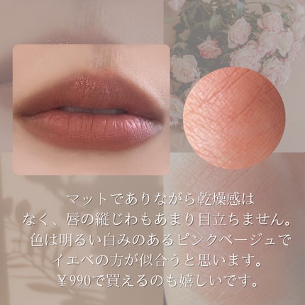 インク ベルベット/PERIPERA/口紅を使ったクチコミ(3枚目)