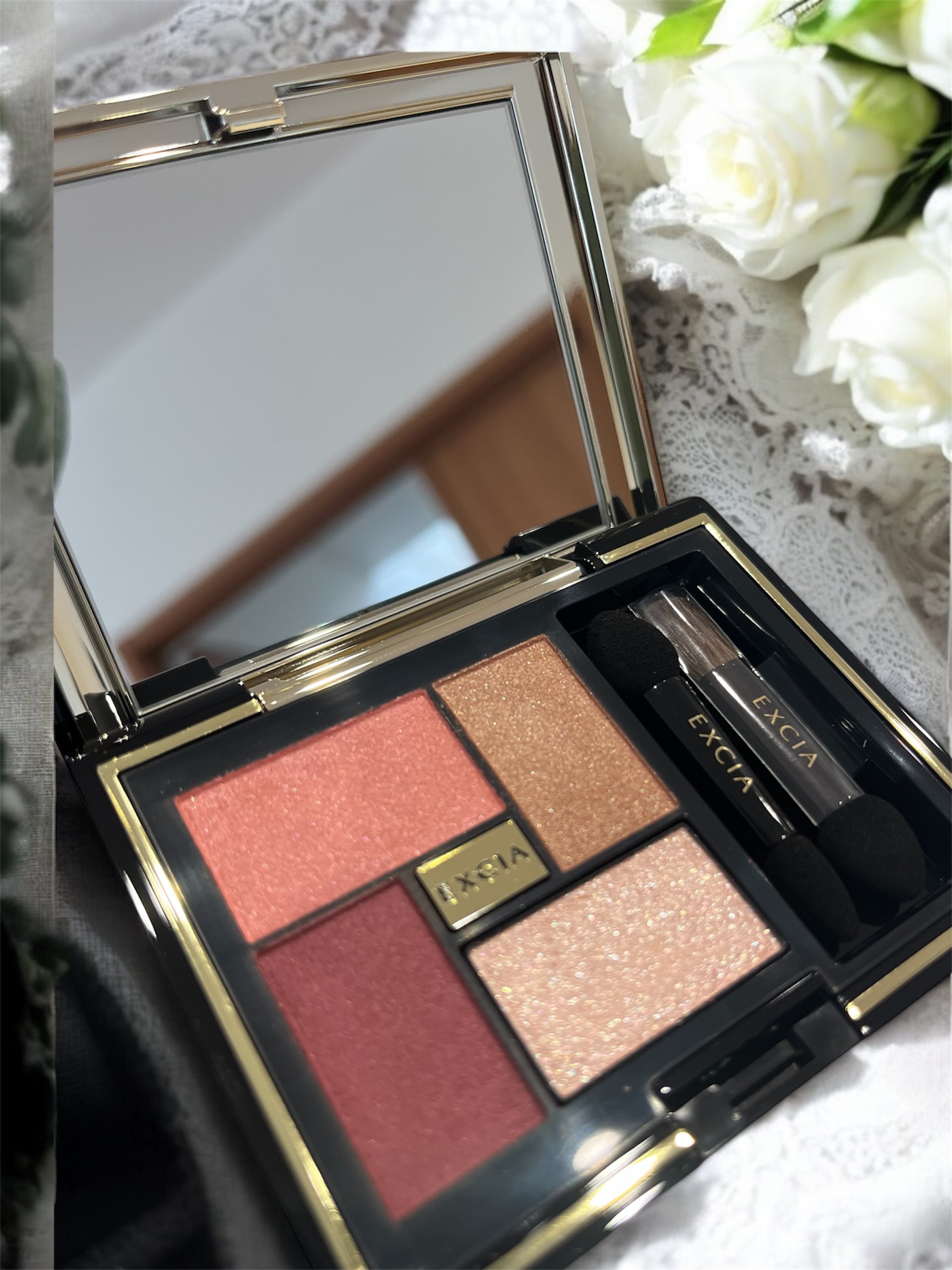 エクシア アイカラー ヴォロンテ 01 ディア レディー/ALBION/アイシャドウパレットを使ったクチコミ（1枚目）