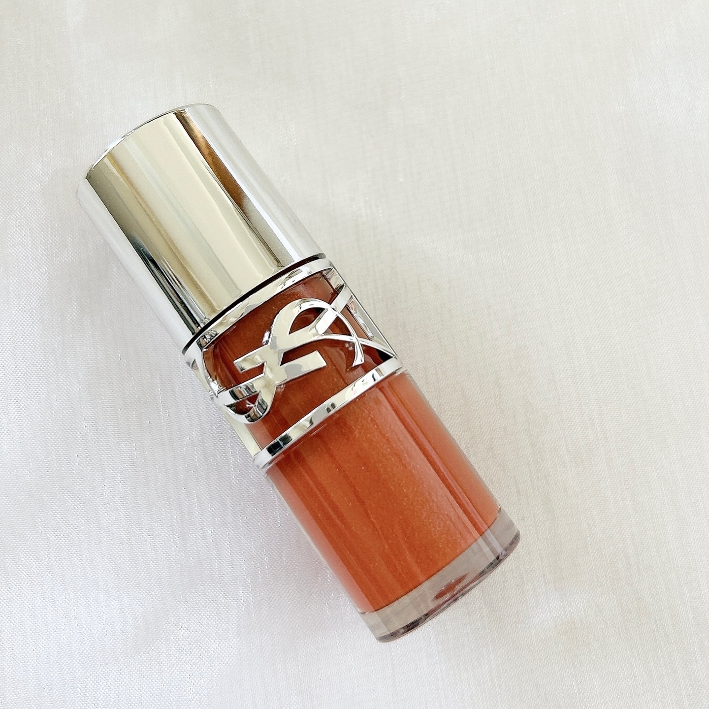 YSL ラブシャイン オイル グロス #5 カリフォルニア サンシャイン/YVES SAINT LAURENT BEAUTE/リップグロスを使ったクチコミ（2枚目）