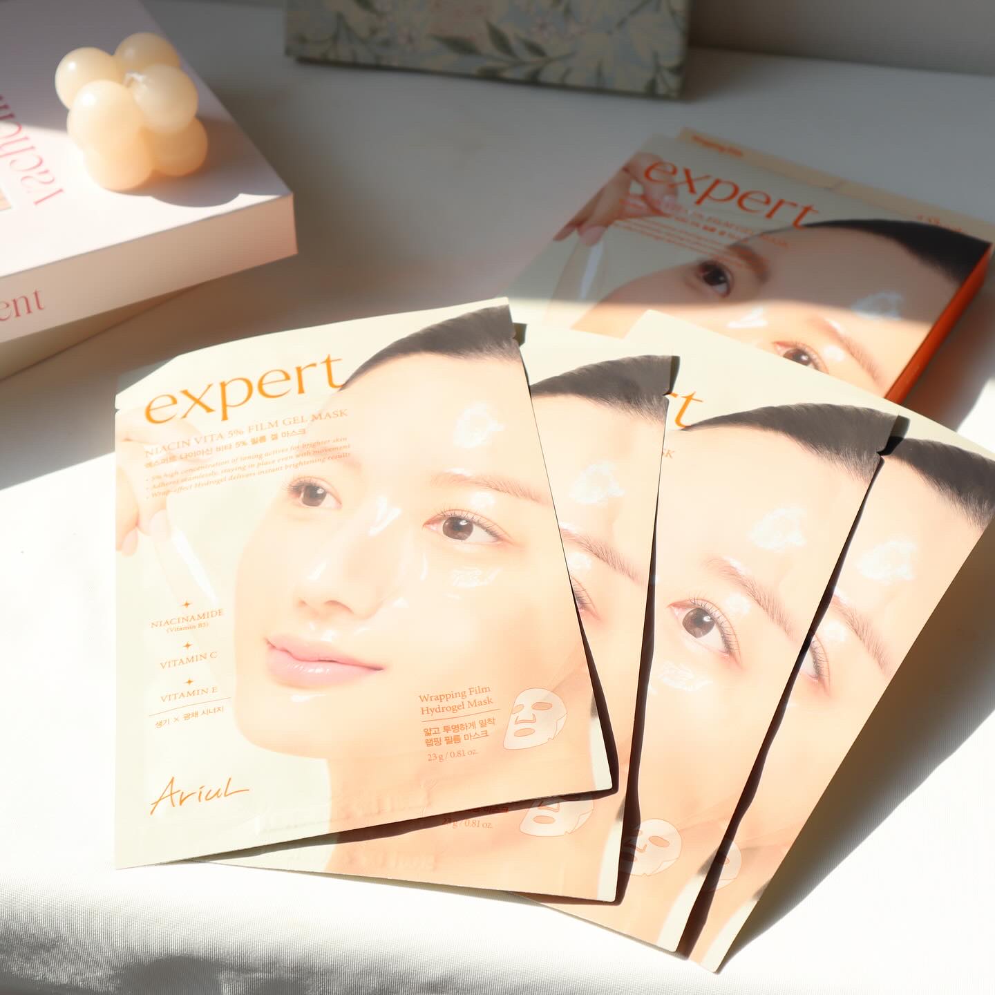 アリウル エキスパートナイアシンビタ5% フィルムゲルマスク/Ariul/シートマスク・パックを使ったクチコミ（1枚目）