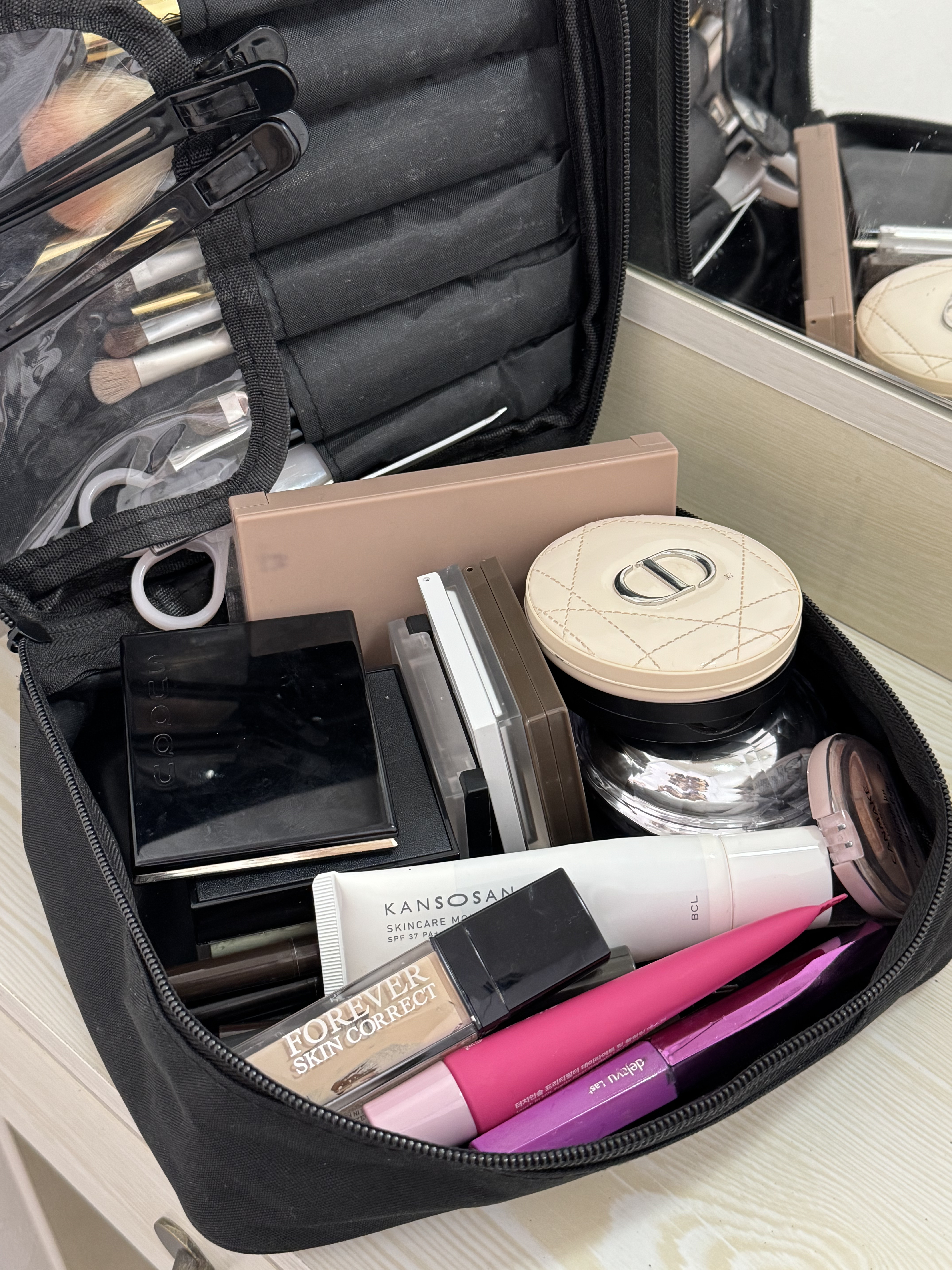 ナイロンメイクボックス S/無印良品/その他を使ったクチコミ（3枚目）