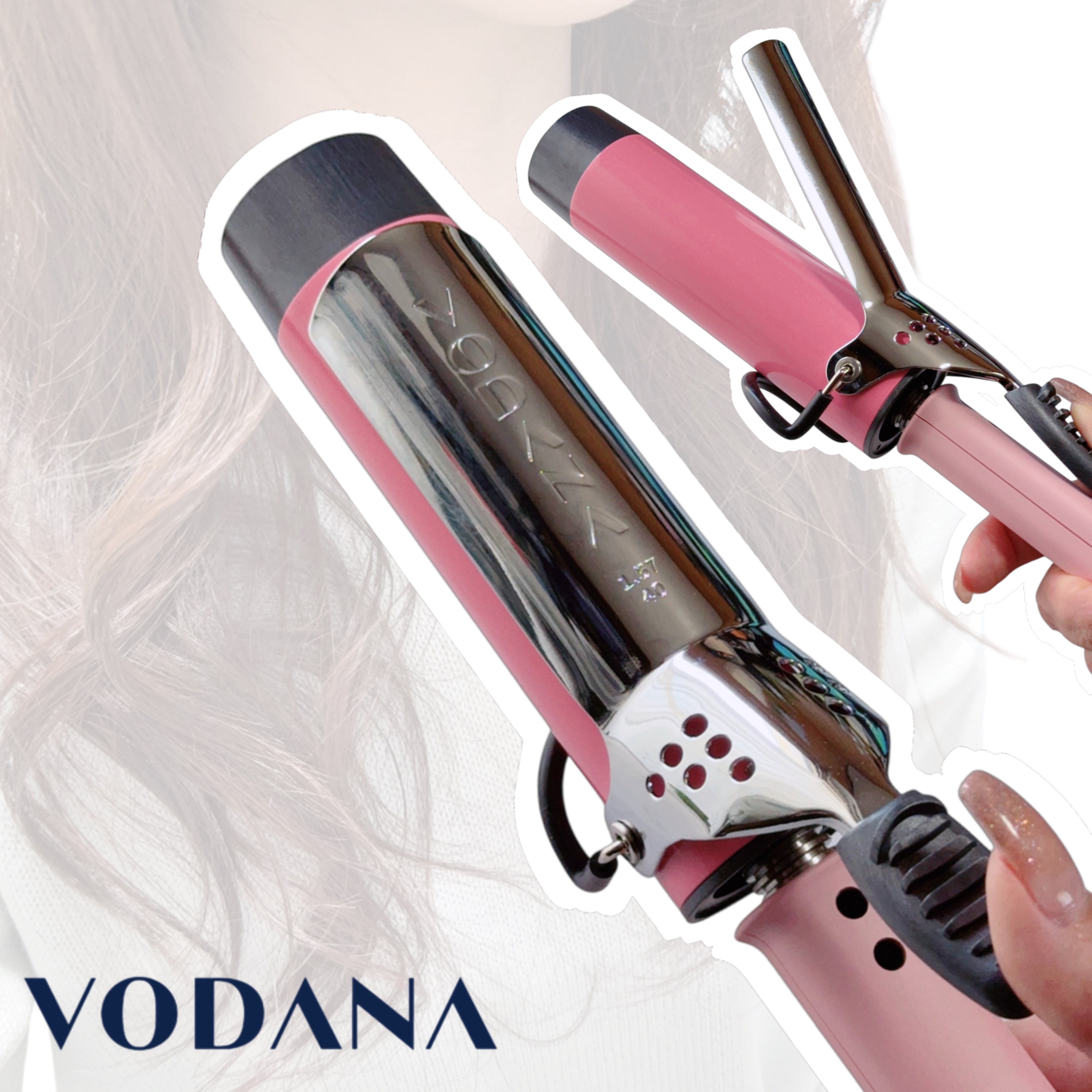 グラムウェーブ カーリングアイロン 36mm/40mm/VODANA (ボダナ)/カールアイロンを使ったクチコミ（1枚目）