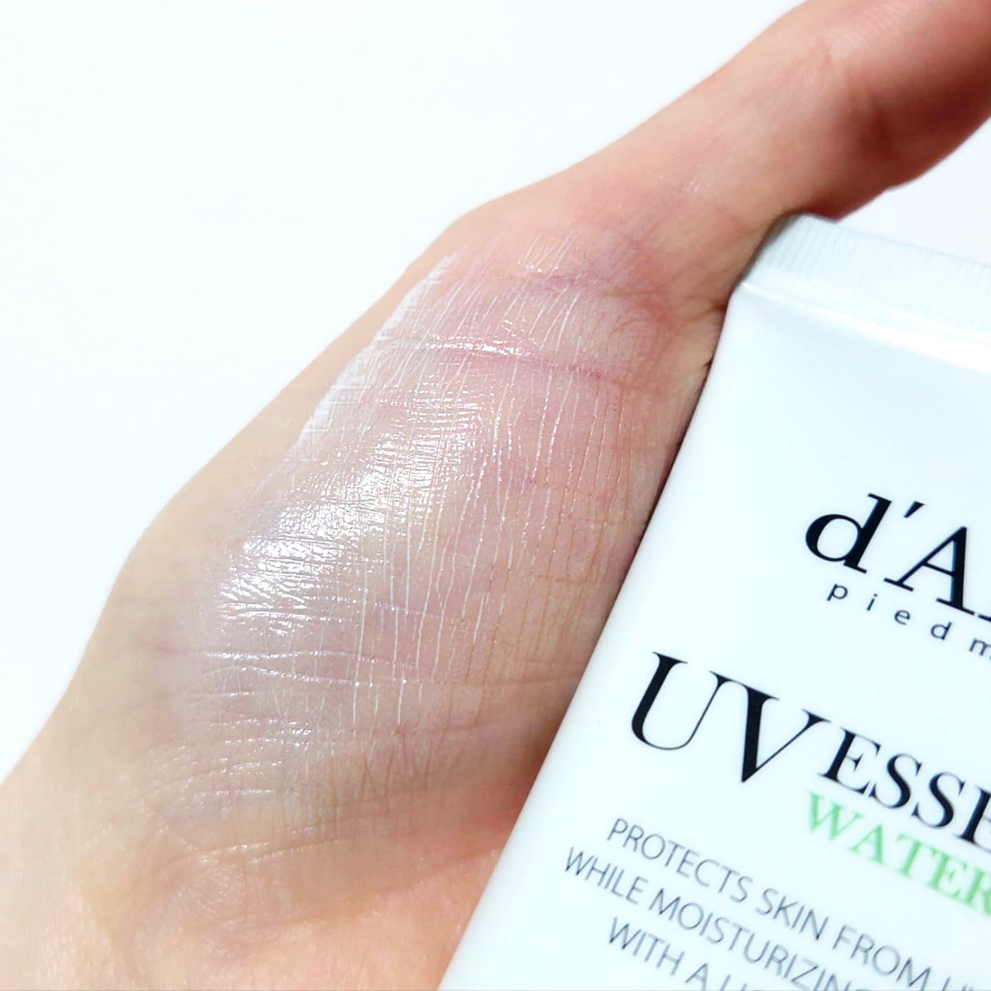 クリーンティーツリーリポソームトーンアップサンクリーム（グリーン）/ダルバ/日焼け止めクリームを使ったクチコミ（2枚目）