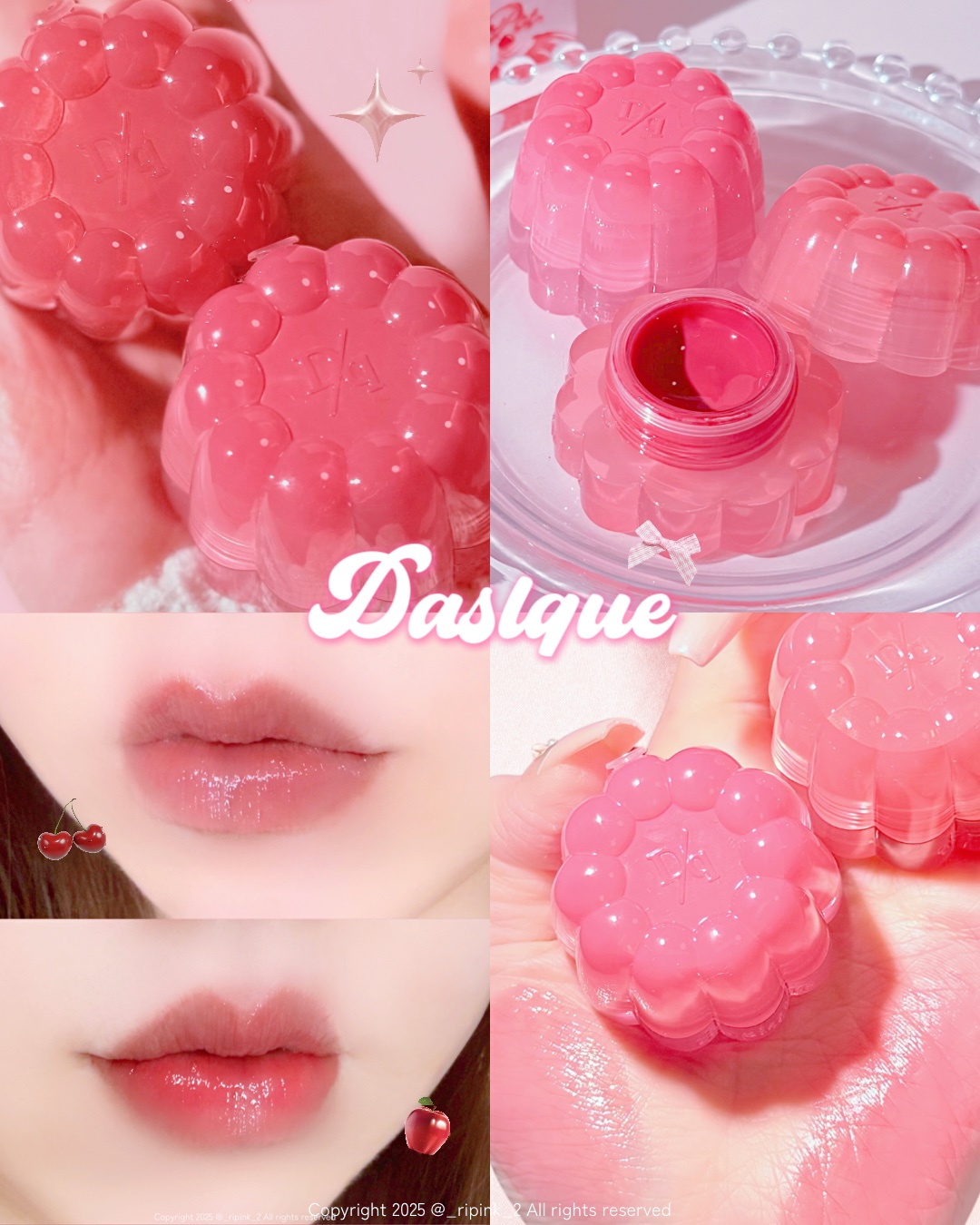 チューインググロウポット 07 グローイングロージー/dasique/口紅を使ったクチコミ（1枚目）