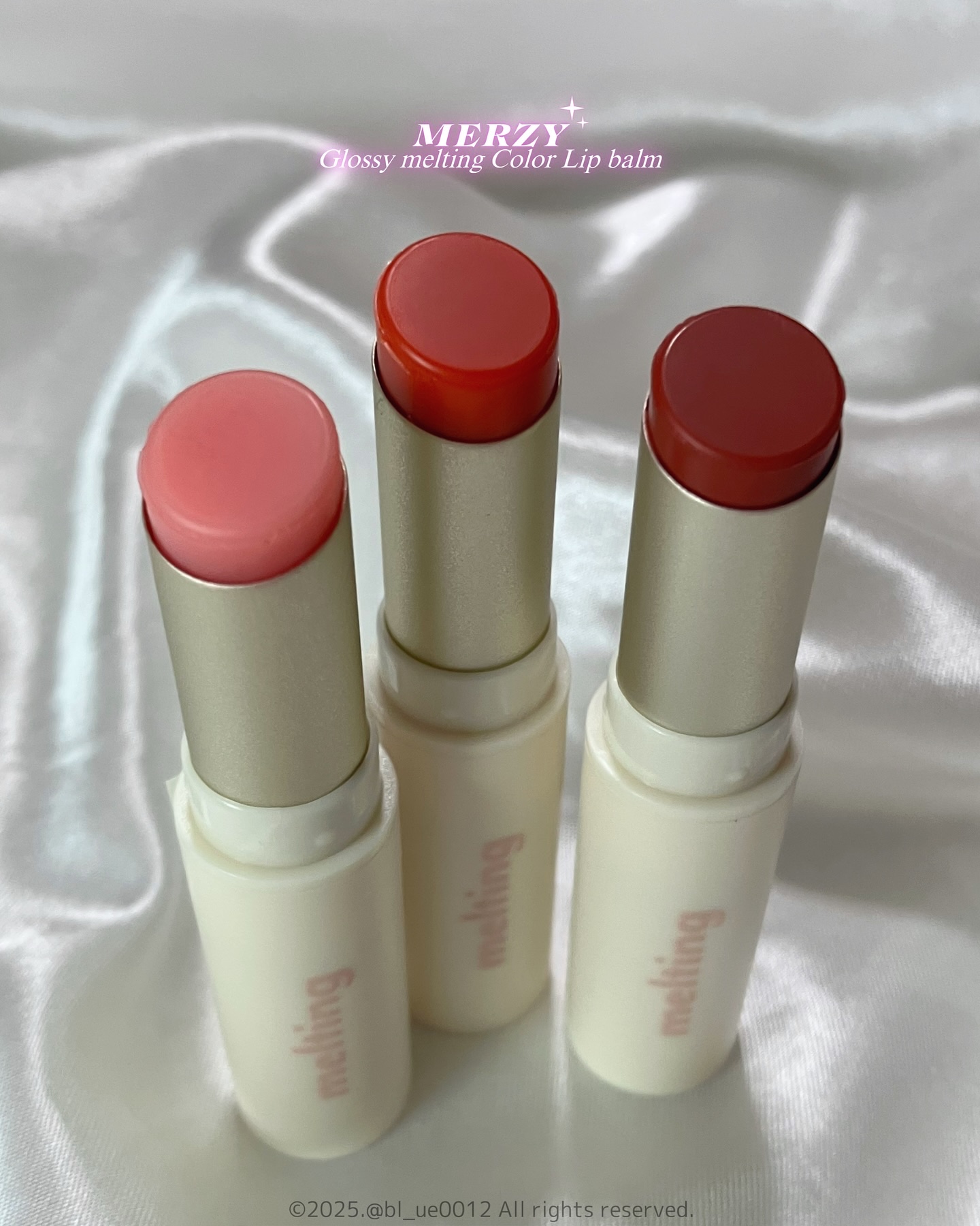 グロッシーメルティングカラーリップバーム/MERZY/リップクリームを使ったクチコミ（3枚目）