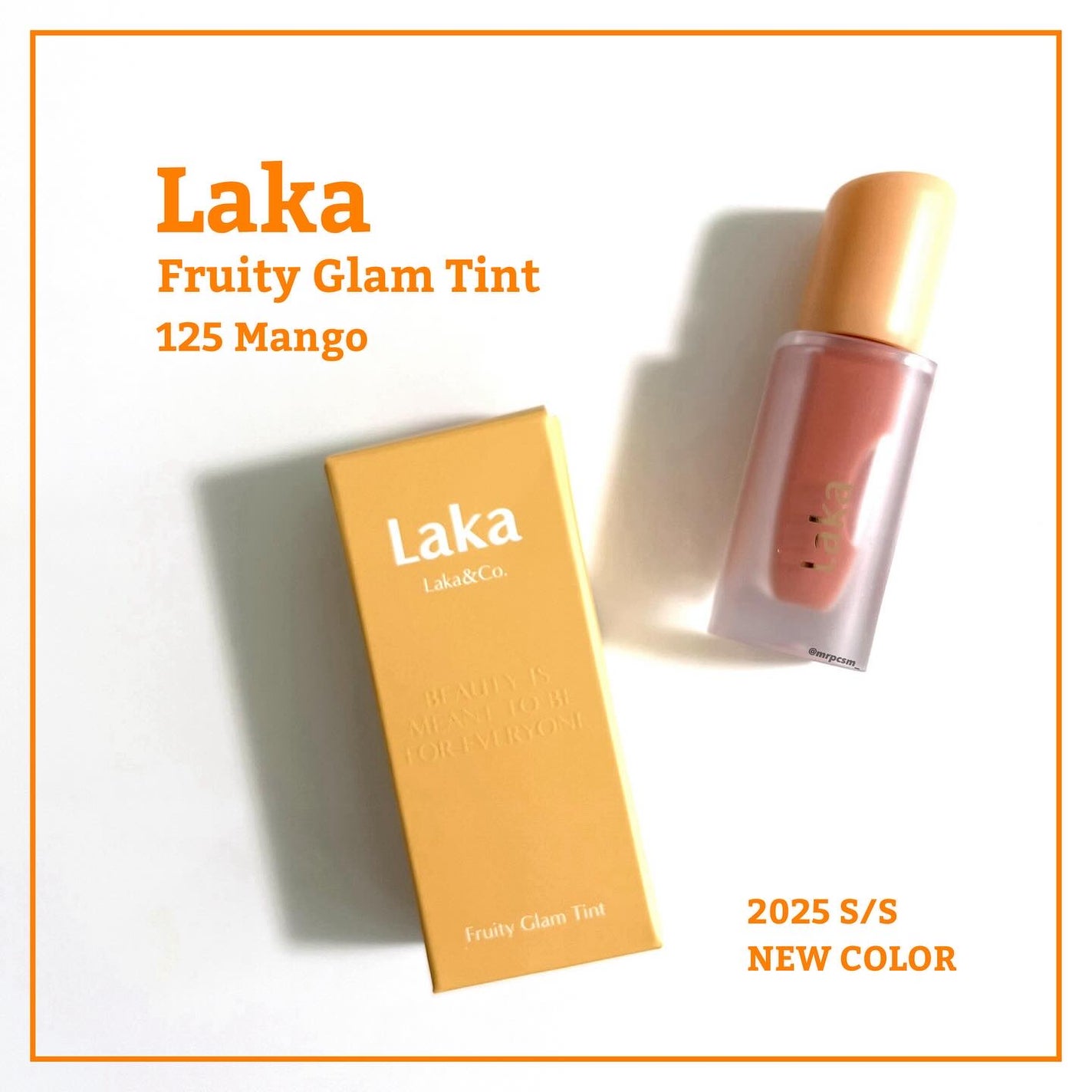 フルーティーグラムティント/Laka/リップティントを使ったクチコミ(1枚目)