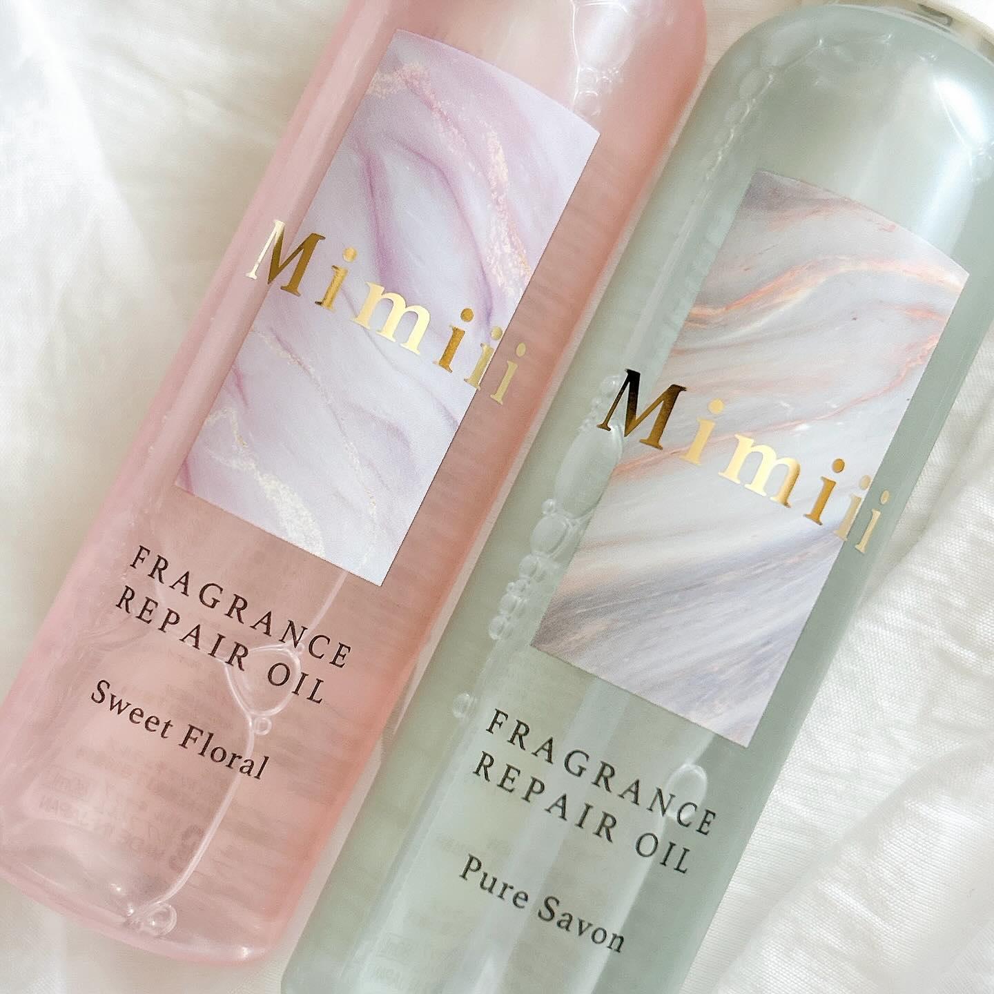 Mimiii フレグランスリペアオイル スウィートフローラル/Cue's/ヘアオイルを使ったクチコミ（2枚目）